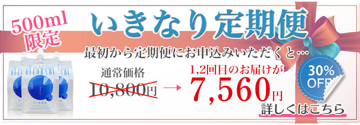 いきなり定期便 初回・2回目のお届けが 8,100円送料・代引手数料無料