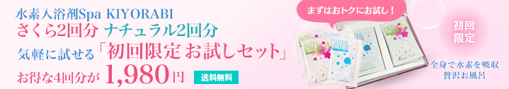 初回お試しセット4回分が1,980円送料・代引手数料無料