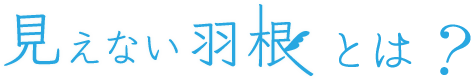 見えない羽根とは？